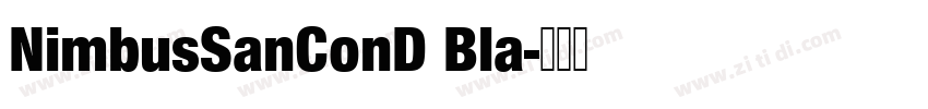 NimbusSanConD Bla字体转换 NimbusSanConD Bla字体转换